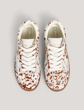 Ball - zapatillas de piel animal print - Pepe Jeans - FashionsVida