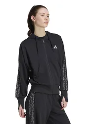 Seasonal Essentials 3-Stripes Zip Up Hoodie Multi female