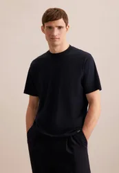 Seidensticker T-Shirt Uni Blau L
