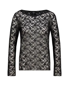 Maglia a maniche lunghe nero 46 - monari - FashionsVida