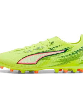 Chaussures De Football Ultra 6 Pro Mg Yellow Alert / Black / Silver / Glowing Red EU 39 - Puma - FashionsVida