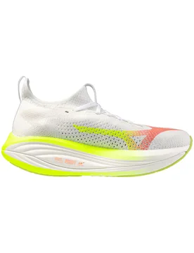 Chaussures de running - Neo Vista 3 Ws White/Flamingo Coral/Lime Pulp - Taille 5,5 UK - Blanc - Mizuno - FashionsVida
