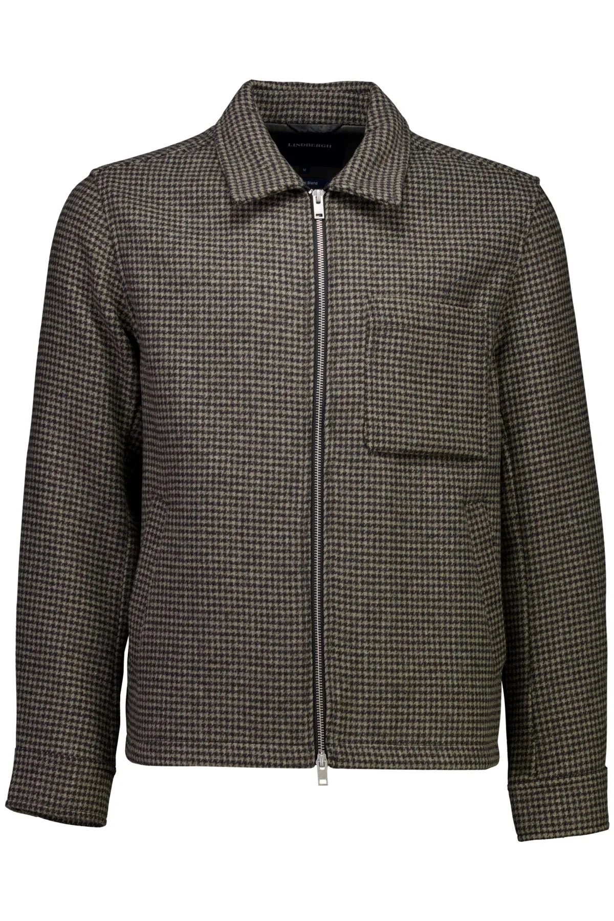 Houndstooth overshirt male - L - FashionsVida