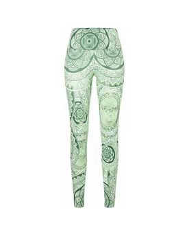 Damen Yogatight Bala hellgrün L W - SPIRIT OF OM - FashionsVida