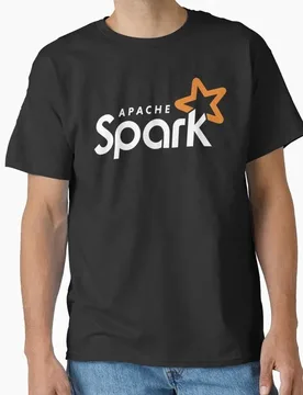 Dark Apache Spark Machine Learning System Graphic T‑Shirt Casual Short Sleeve Tees Geek IT Developer Fan Gift Streetwear - Aliexpress - FashionsVida