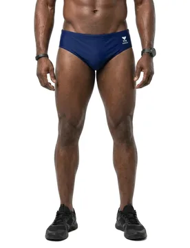 Durafast Elite Solid Racer Swimming Brief Navy 38 Men - TYR - FashionsVida