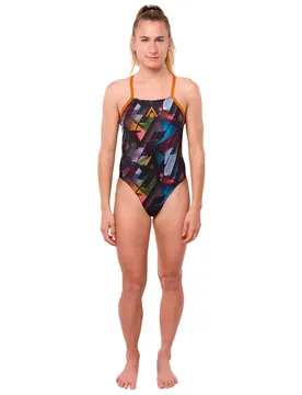 Essential Tie Back Swimsuit Multicolor / Navy Blue FR 46 Women - Aquasphere - FashionsVida