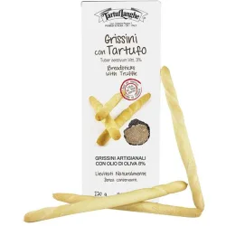 Bastones de pan grissini con trufa negra