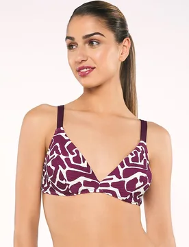 Sujetador de bikini jani aros copa c contorno y tirante graduabl - Red Point - FashionsVida