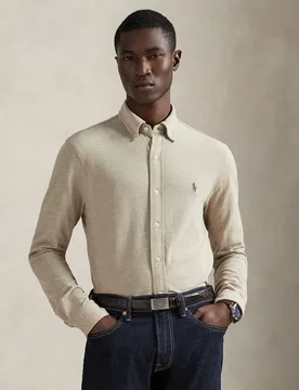 Camisa de hombre de piqué Regular Fit - Polo Ralph Lauren - FashionsVida