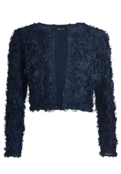 Jacke aus Blütenstoff female