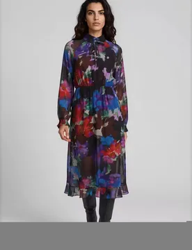 DRESS WITH 1/1 RAGLAN SLEEVE, TIE N female - 42 - FashionsVida