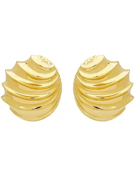 VAROLE Golden Spiral Stud Earrings Ladies' Light Luxury Banquet Ornaments Fashion Jewelry Official Flagship Store - Aliexpress - FashionsVida