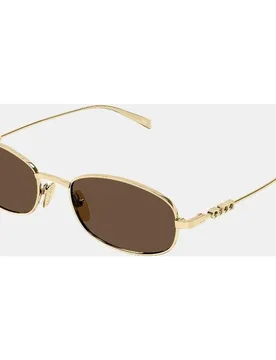 Gafa de sol de hombre ovalada metalica - Gucci - FashionsVida