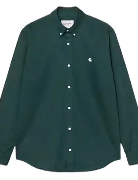 Camicia l/s madison shirt - dark fir / wax - CARHARTT WIP - FashionsVida