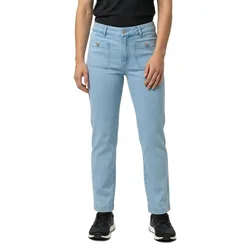 Jeans Taille Haute 21011214 Crop Straight Fit Ice Bleach 28