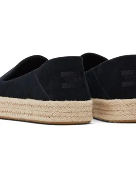 Alpargatas planas de mujer carolina de piel - TOMS - FashionsVida