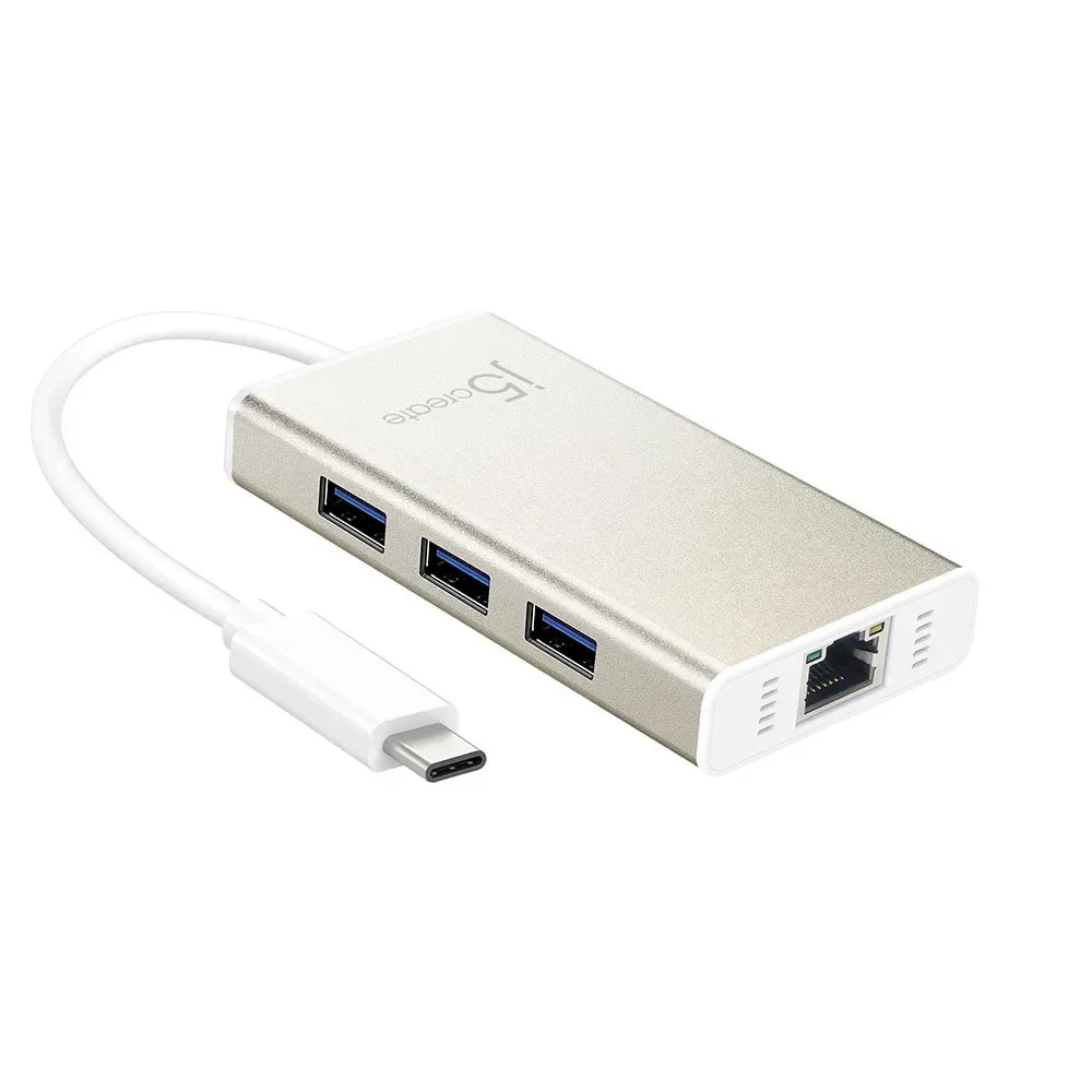 Hub Gigabit Ethernet & Space Grey One Size unisex - j5create - FashionsVida