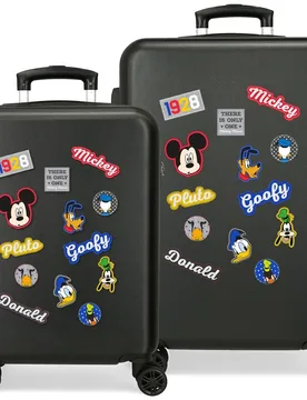 Juego de Maletas Mickey rígidas 55-68cm personajes rígida con capacidad de 104L - Disney - FashionsVida