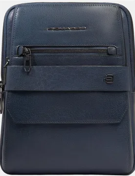 Bolso bandolera cruzado de piel para iPad® de hombre - Piquadro - FashionsVida