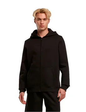 Felpa Con Zip Basic Black 3XL - Urban classics - FashionsVida