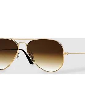 Gafas de sol RB3025 AVIATOR LARGE METAL unisex piloto en metal con lente degradada - Ray-Ban - FashionsVida