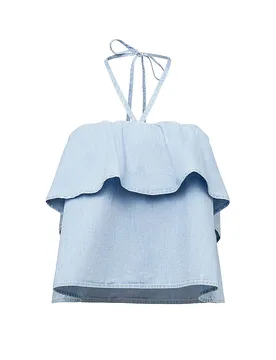 Drykorn Top RIVANA 1 azzurro 38 - Drykorn - FashionsVida