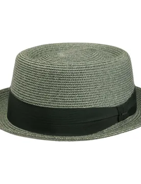 Waits Pork Pie Hat by - green - Female - Size: XL (60-61 cm) - Bailey 1922 - FashionsVida