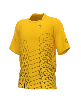 Maglia ciclismo OFF ROAD - MTB VISUAL giallo - ALE' - FashionsVida