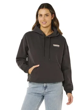 Sweat à Capuche Surf Revival Heritage Washed Black M - Rip curl - FashionsVida
