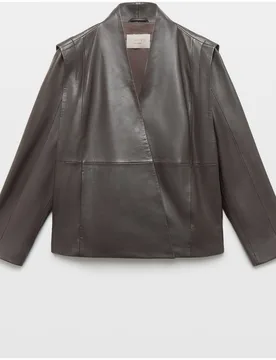 Cazadora de mujer realizada en piel - Woman Limited El Corte Inglés - FashionsVida