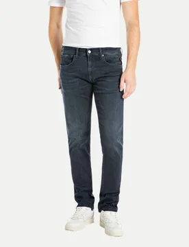 Straight Fit Denim GROVER Blau 34/34 - Replay - FashionsVida