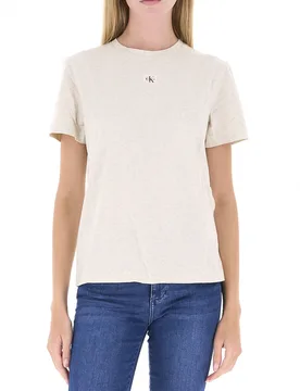 T-shirt in cotone CHAMPAGNE M - Calvin Klein - FashionsVida