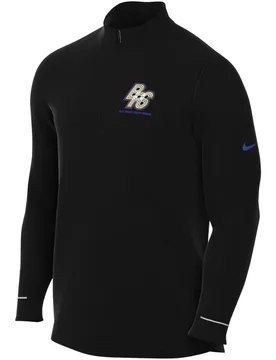 Mens Blue Ribbon Sports Running Long Sleeve Black Top - Size Small - Nike - FashionsVida