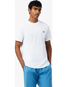 Camiseta de hombre deportiva estampada ultra-dry en de manga corta - Lacoste - FashionsVida