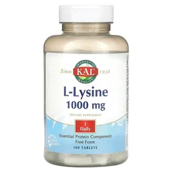 Compresse L-lysine 1000mg 100 Unità Multicolor