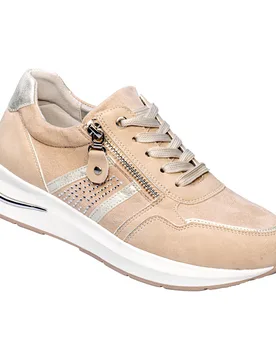 Komfort-Sneaker „Nadine“ beige 40 Damen - wonderwalk - FashionsVida