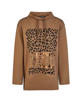 Camiseta de manga larga camel 44 - Doris Streich - FashionsVida
