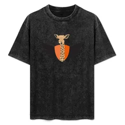 Giraffe Logo T-Shirt Basic Short Sleeve T-Shirt for Men
