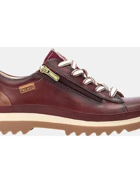 Zapatillas de mujer de piel con plantilla Memory Foam extraíble - Pikolinos - FashionsVida