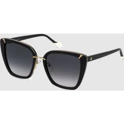 Gafas de sol de mujer cuadrada en acetato lente degradada