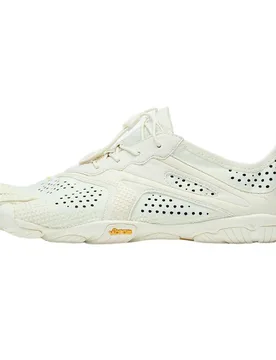 V-run Running Shoes Total Ivory EU 41 Men - Vibram Fivefingers - FashionsVida