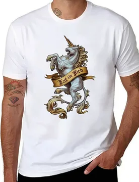 The Unicorn - Eat the Rich T-Shirt anime t shirts oversize t shirt for man 100 percent cotton T-Shirt - Aliexpress - FashionsVida