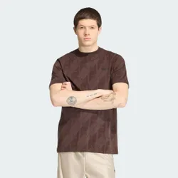 T-SHIRT MONOGRAM AOP XS Aurora Coffee