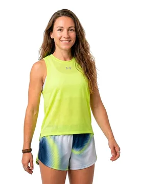 Velociti Sleeveless T-shirt Yellow / Reflective XS Women - Under armour - FashionsVida