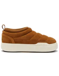 Chaussons rembourrés - Moon Boot Park Soft Suede Cognac - Taille 43 - Marron