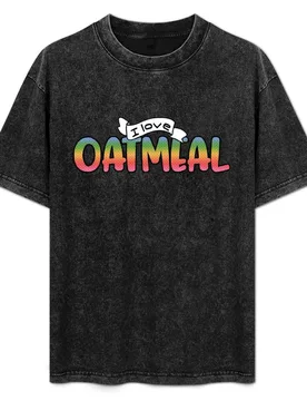 I Love Oatmeal Foodie Breakfast T-Shirt - Aliexpress - FashionsVida
