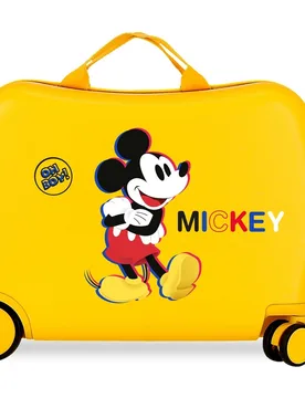 Maleta infantil Mickey 3D dos ruedas multidireccionales - Disney - FashionsVida