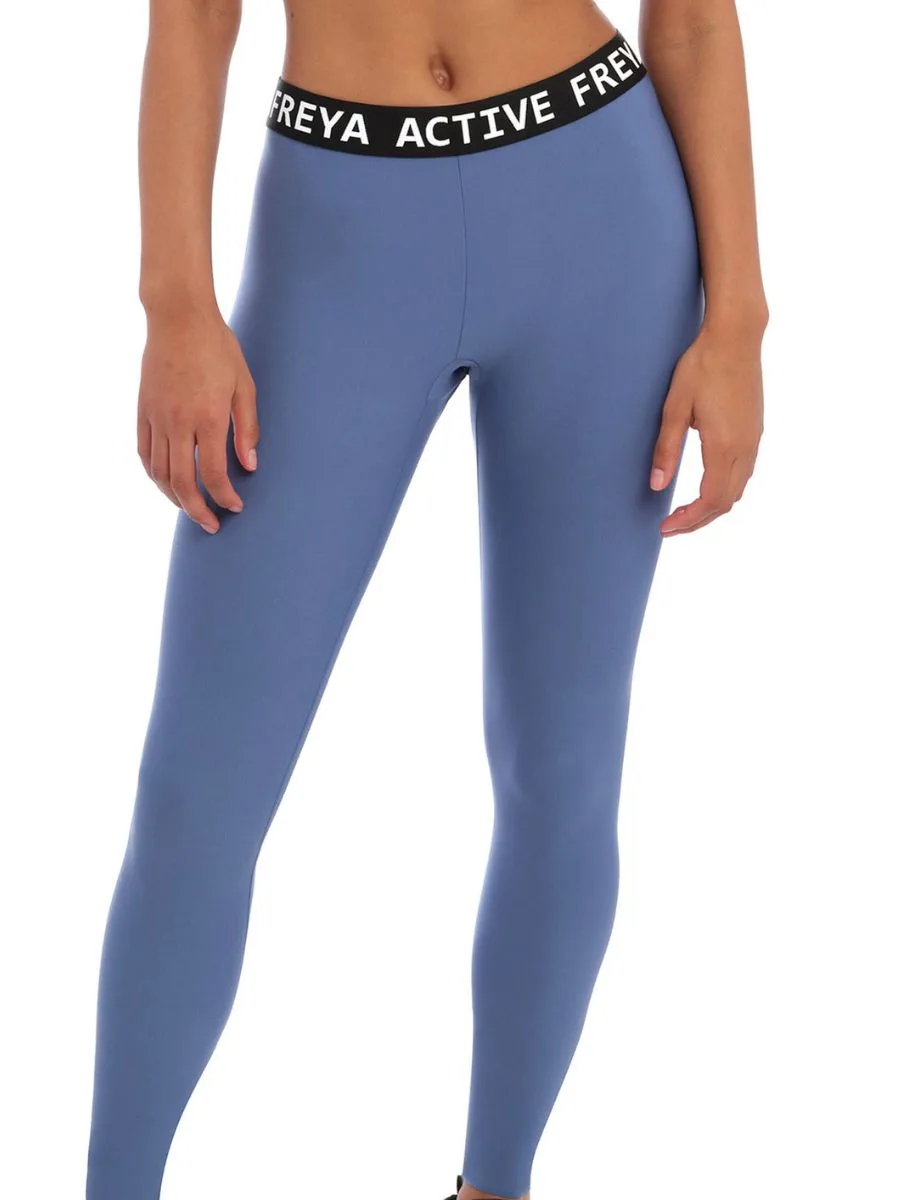 Womens Power Sculpt 2.0 Legging - Blue Polyamide - Size Small - Freya - FashionsVida