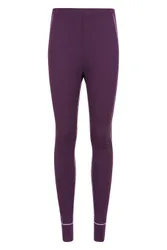 Asgard Merino Womens Thermal Pants - Purple - Purple - Size: 18